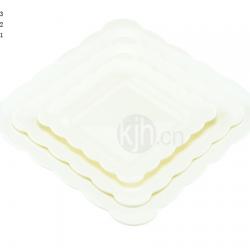 花邊正方餐盤(4、6PCS