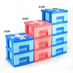 積木小層柜（正方2小、3