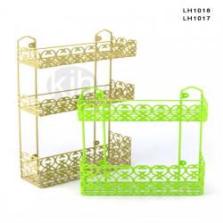 雕花方型二層、三層架