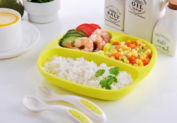 兒童分格餐盤(pán)（含叉勺）