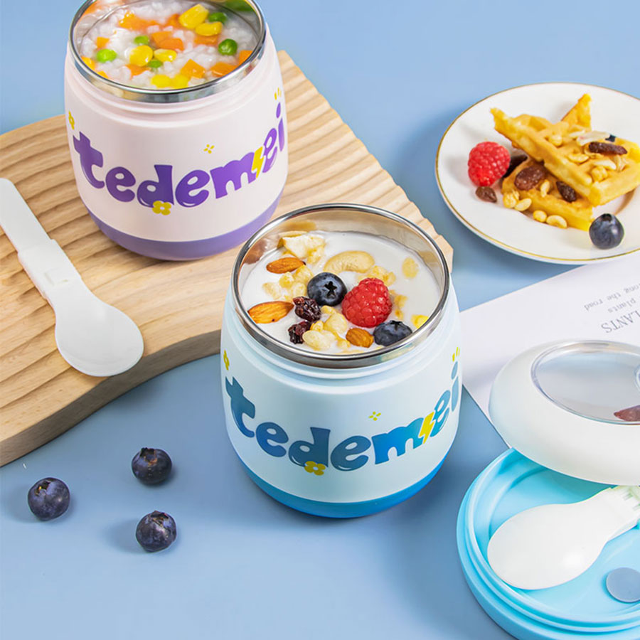 童趣不銹鋼便當(dāng)盒450m