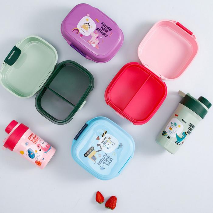 童彩翻蓋便當(dāng)盒+運動