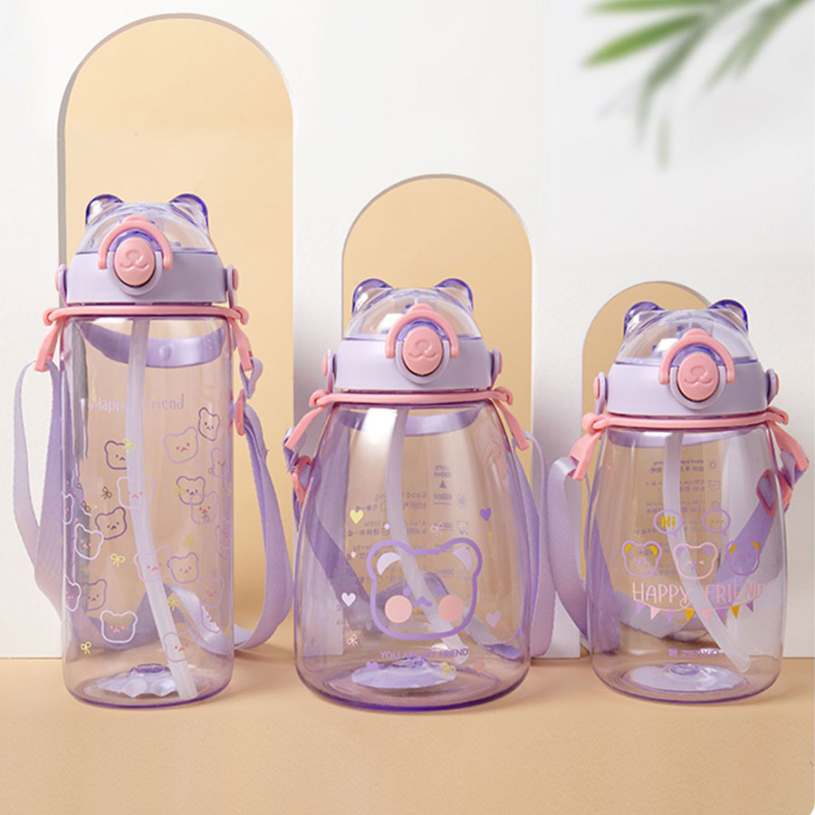 可愛(ài)小熊吸管杯(550ml